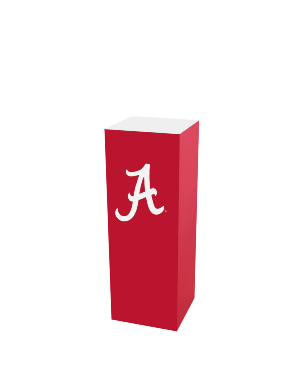 Collegate Store Display University of Alabama Collegiate Display Pedestal - Collegiate Pedestals
