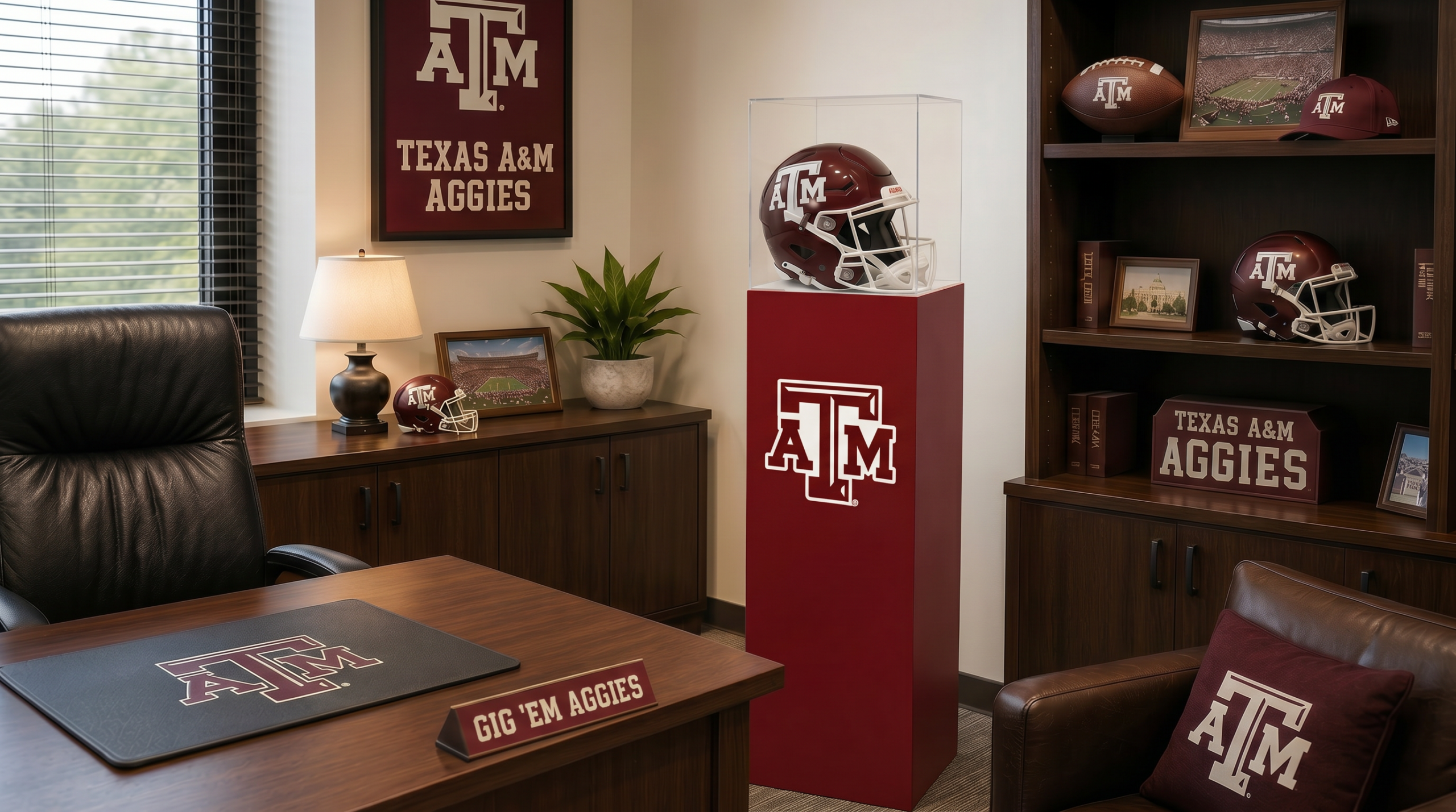 Texas A&M University University Collegiate Display Pedestal - Image 7