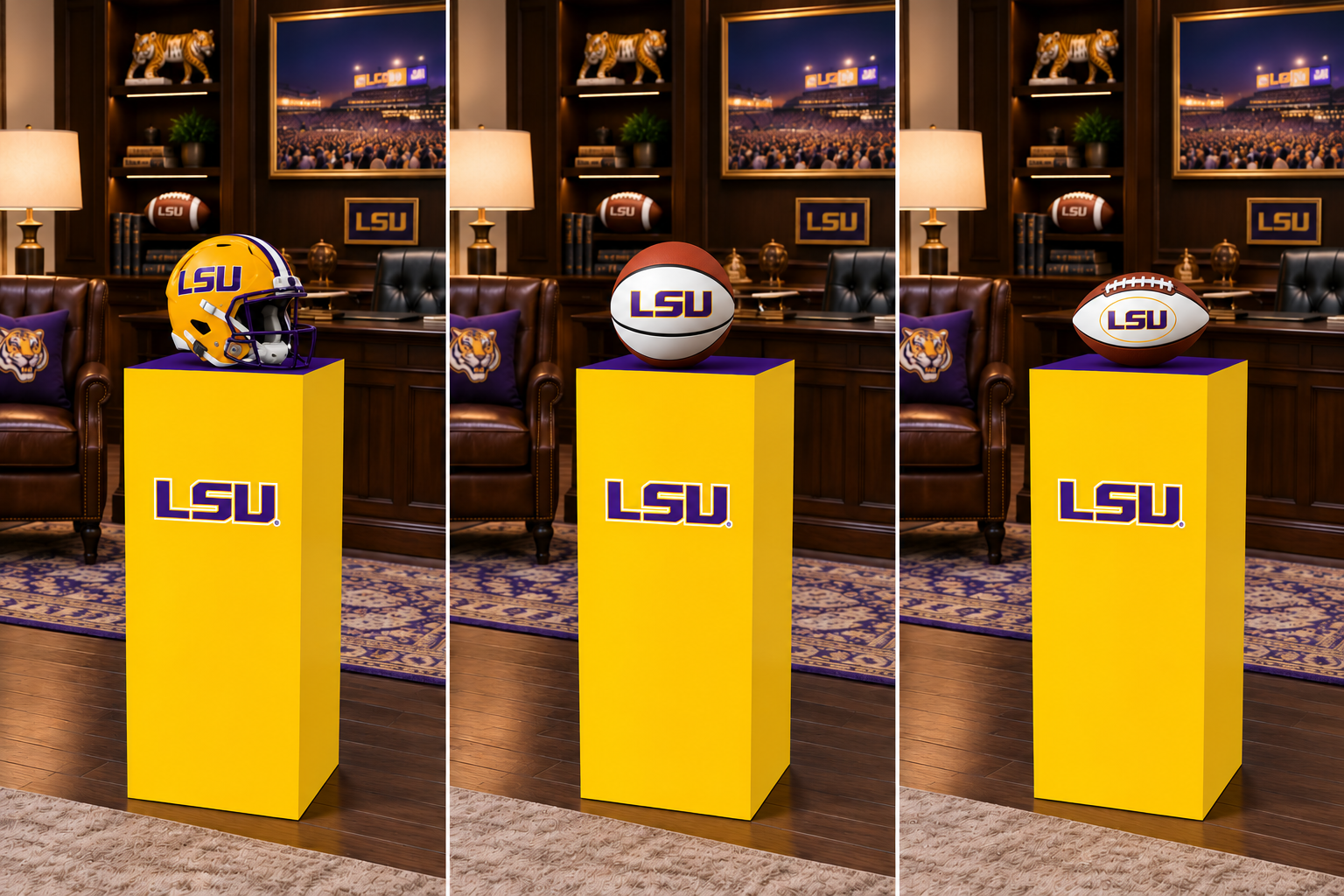 Louisiana State University Collegiate Display Pedestal - Image 9