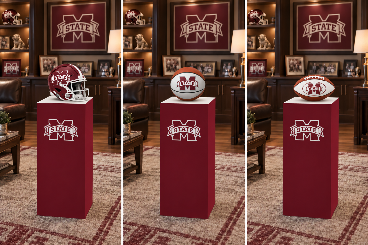 Mississippi State University Collegiate Display Pedestal - Image 5
