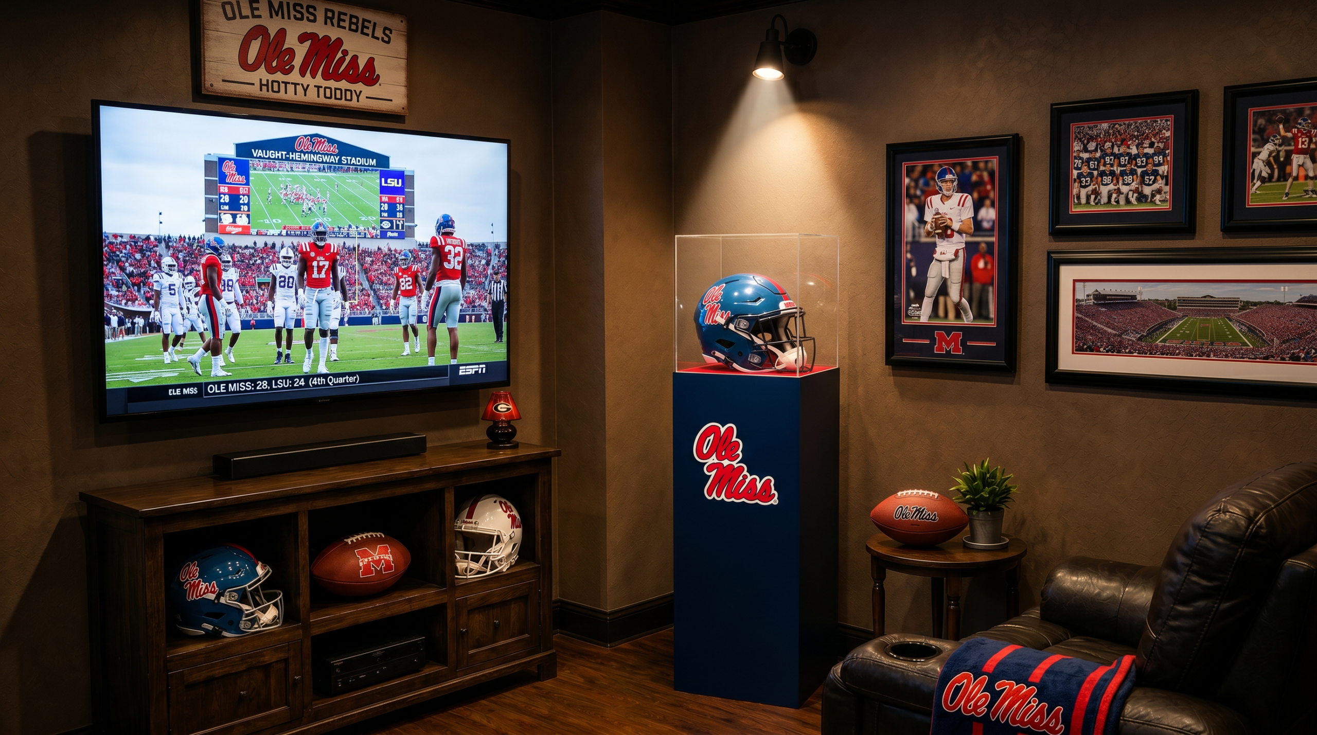 University of Mississippi Collegiate Display Pedestal - Image 5