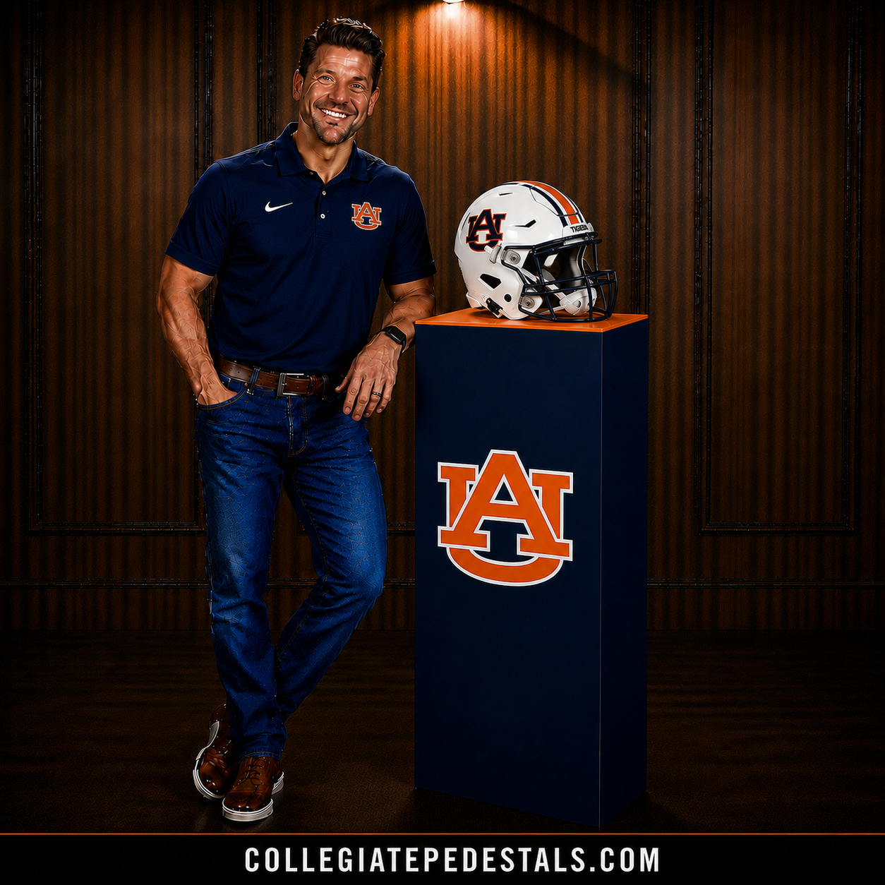 Auburn University Collegiate Display Pedestal - Image 7