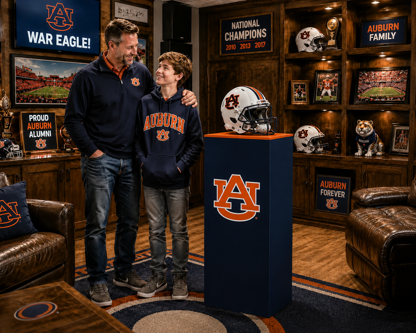 Auburn University Collegiate Display Pedestal - Image 5